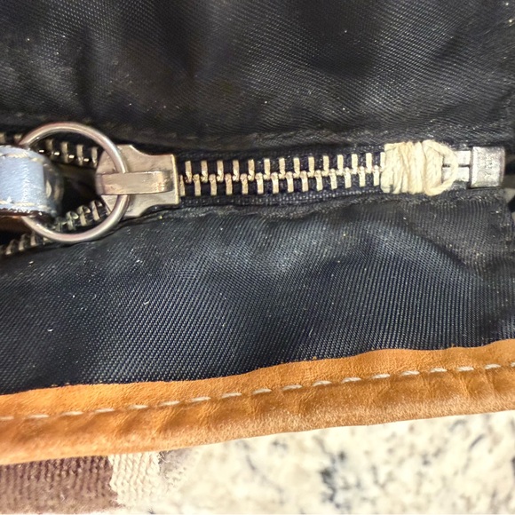 Coach EUC Vintage 1993 Hampton in Black & Brown w/Blue Accents - Picture 9 of 9